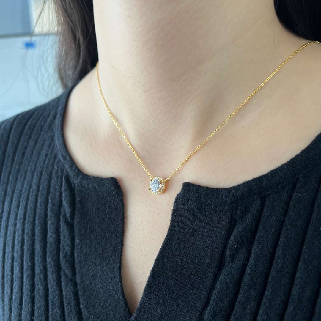 Round Cut Necklace