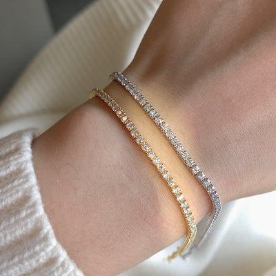 Princess Cut Tennis Bracelet