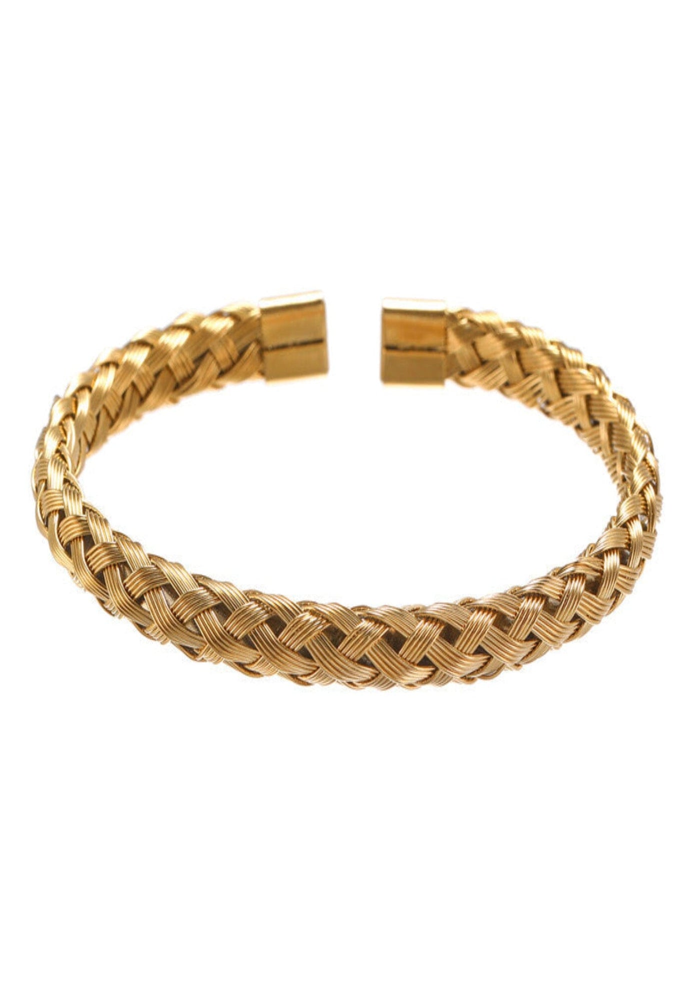 WOVEN BANGLE - GOLD