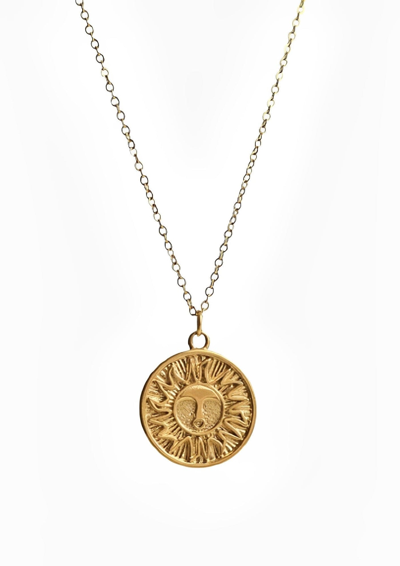 FACE SUN NECKLACE