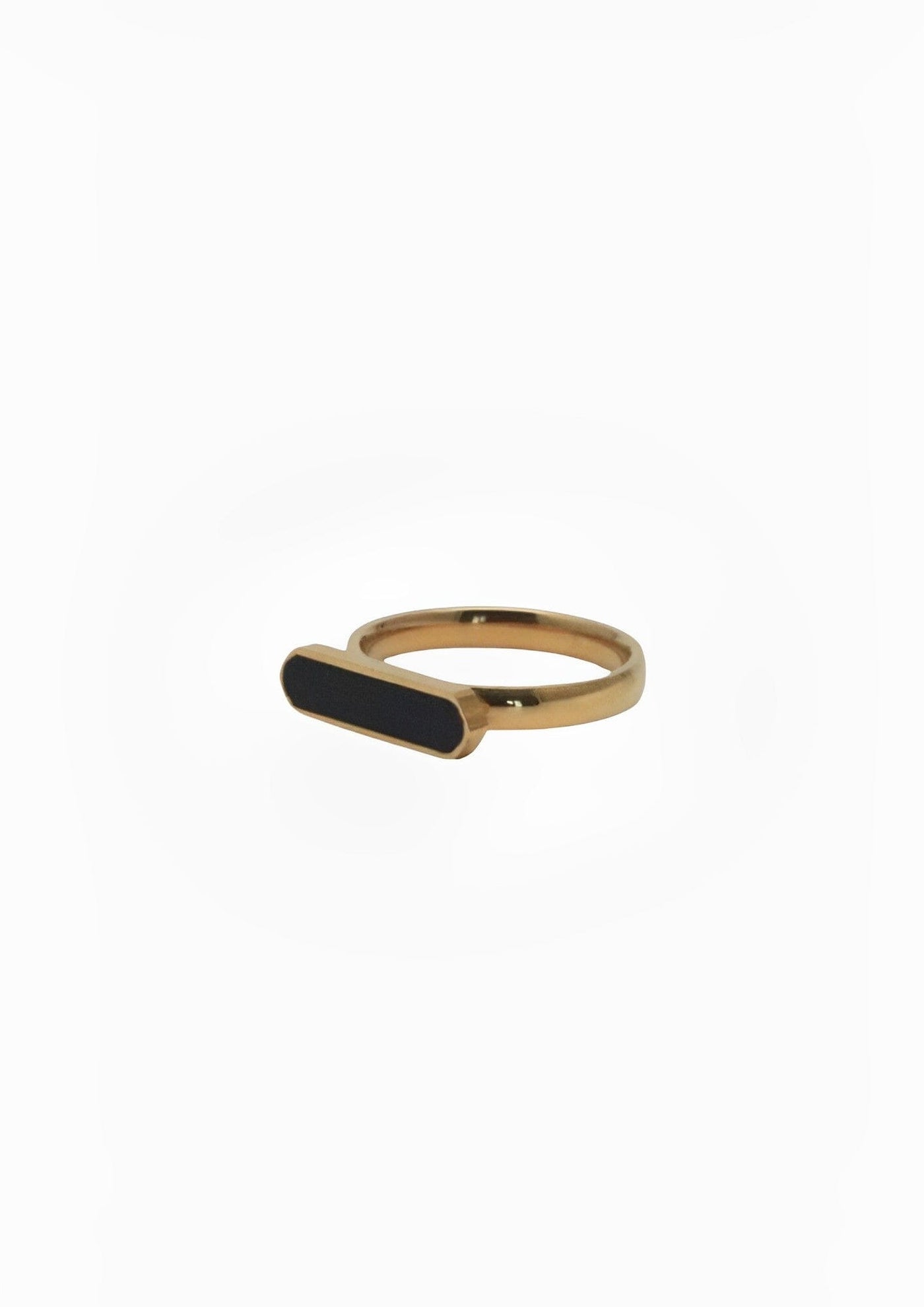 BLACK BAR RING